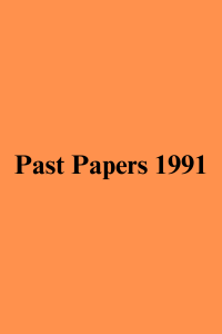 IB Past Papers 1991