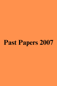 IB Past Papers 2007