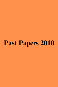 IB Past Papers 2010