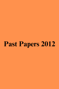 IB Past Papers 2012
