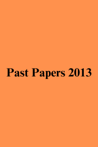 IB Past Papers 2013