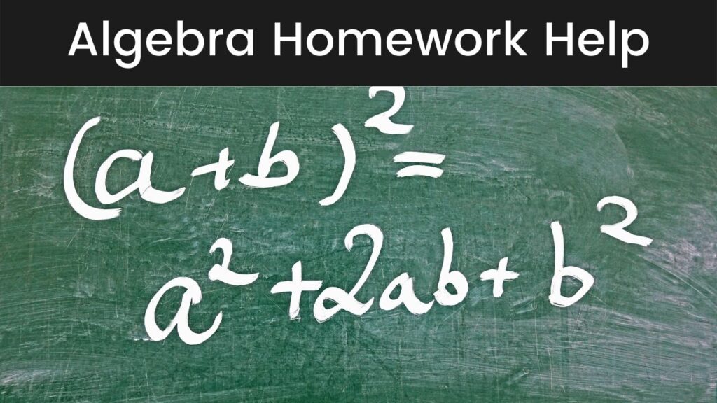 Homework worksheet for Algebra - He Loves Math