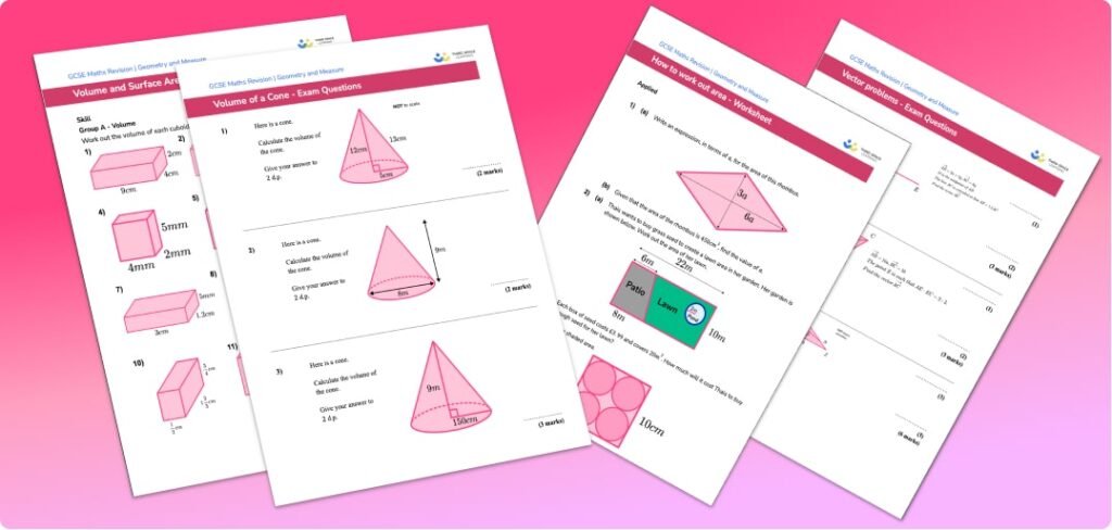GCSE GEOMETRY AND MEASURES! | HeLovesMath geometry-gcse-maths-worksheets-HELOVESMATH