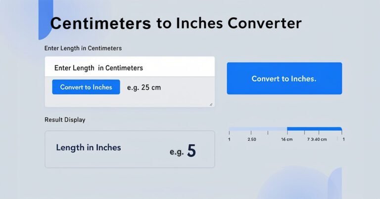 Centimeters to Inches Converter – HeLovesMath