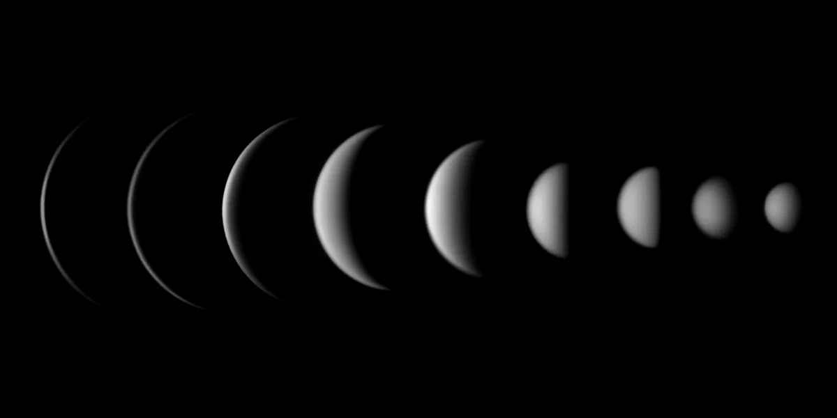 Bright stars next to the Moon on February? Venus and Saturn.