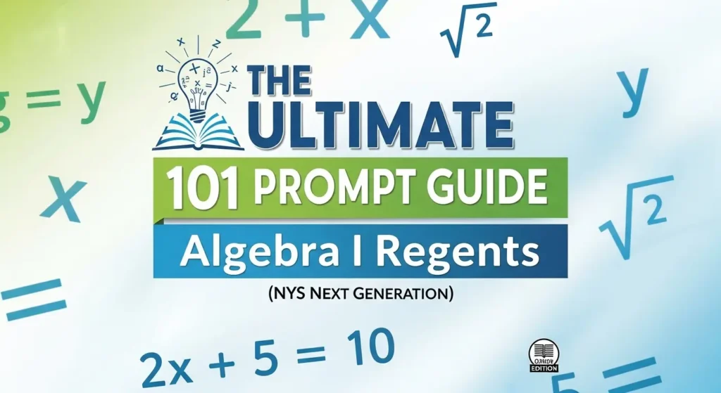 The Ultimate 101 Prompt Guide Algebra I Regents (NYS Next Generation) | HeLovesMath The Ultimate 101 Prompt Guide Algebra I Regents (NYS Next Generation)