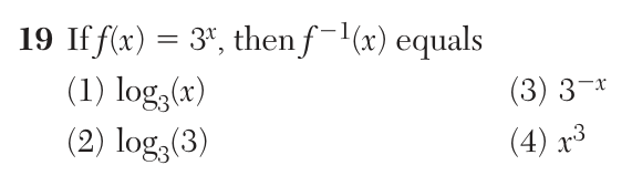 Original June 2026 Algebra II Regents question 19, exam page 11