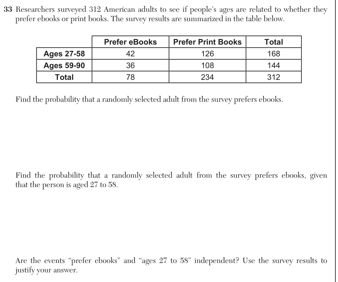 Original June 2026 Algebra II Regents question 33, exam page 21