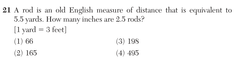 Original June 2026 Algebra I Regents question 21, exam page 7