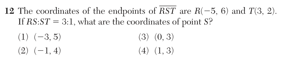 Original August 2026 Geometry Regents question 12, exam page 6