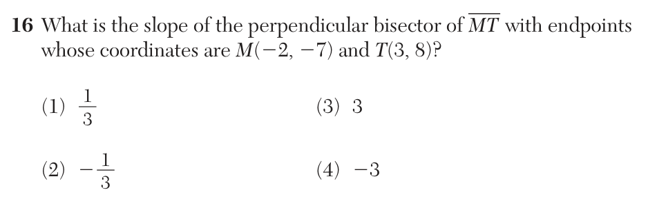 Original August 2026 Geometry Regents question 16, exam page 8