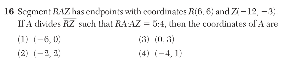 Original January 2026 Geometry Regents question 16, exam page 9