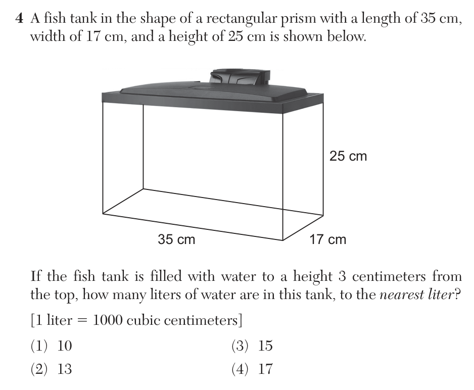 Original June 2026 Geometry Regents question 4, exam page 3